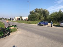 Kierowca motocykla ranny w zdarzeniu drogowym na terenie Opola