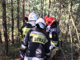 To grzybobranie mogło skończyć się tragicznie. Z pomocą ruszyli strażacy