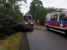 19-latka dachowała na trasie Byczyna-Łubnice