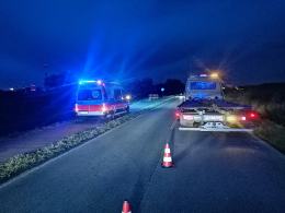 Chciał uniknąć zderzenia ze zwierzyną - dachował