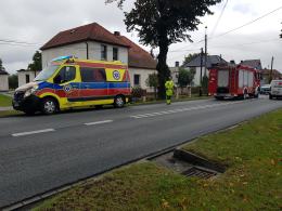 Dwa Volkswageny zderzyły się w Dobrzeniu Małym