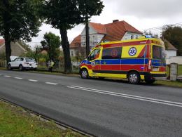 Dwa Volkswageny zderzyły się w Dobrzeniu Małym