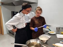 Praktyka uczniowska na bardzo wysokim poziomie dzięki pracowni gastronomicznej