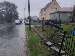 Staranował plac zabaw - kierowca wydmuchał blisko 1,5 promila