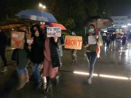 Ogólnopolski Strajk Kobiet w centrum Opola. "To przedsmak środy"