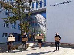 Studenci medycyny w Opolu dołączyli do strajku