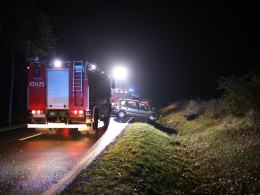 Śmiertelny wypadek pod Kluczborkiem, zginął mężczyzna