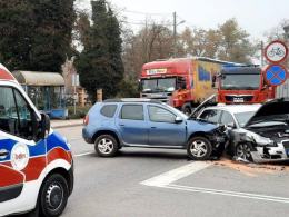 Wypadek na skrzyżowaniu pod Namysłowem. 3 osoby ranne