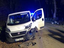 Zderzenie dwóch samochodów w Brynicy. Sprawca pijany