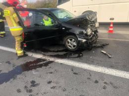 Kolizja na obwodnicy Opola. Sprawca ukarany mandatem karnym