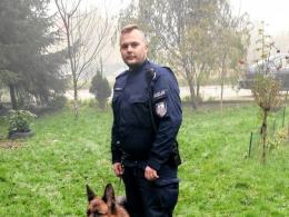 Pies miał trafić do schroniska - zaopiekował się nim policjant