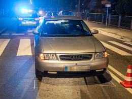 Kierująca Audi potrąciła kobietę na pasach w Kluczborku