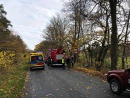 Śmiertelny wypadek na trasie Turawa-Rzędów. Nie żyje kierowca osobówki