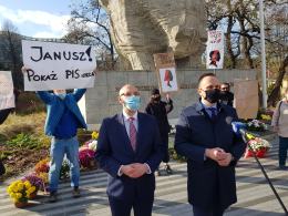 Konfrontacja Janusza Kowalskiego i Witolda Zembaczyńskiego podczas konferencji