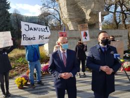 Konfrontacja Janusza Kowalskiego i Witolda Zembaczyńskiego podczas konferencji