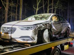 Zderzenie lexusa z oplem w powiecie kluczborskim