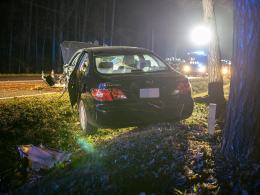 Zderzenie lexusa z oplem w powiecie kluczborskim