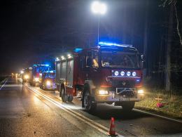 Zderzenie lexusa z oplem w powiecie kluczborskim