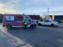 Zderzenie motocykla z osobówką na ulicy Budowlanych w Opolu
