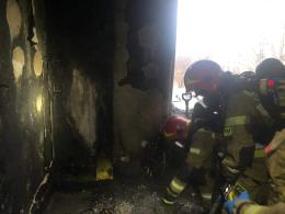 Groźny pożar w Kędzierzynie Koźlu, spłonęło mieszkanie