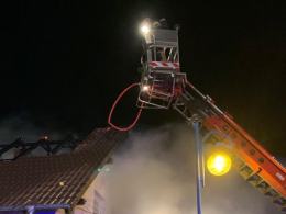 Strażacy gasili pożar pustostanu w Gogolinie