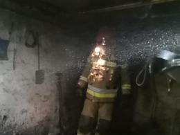 Strażacy gasili piwnicę w gminie Baborów