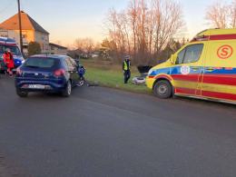 Wypadek w Wawelnie. Trzy osoby trafiły do szpitala
