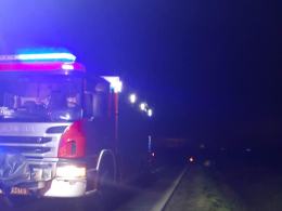 Samochód osobowy dachował w Zielęcicach
