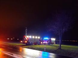Samochód osobowy dachował w Zielęcicach