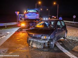 Zderzenie pojazdów w powiecie kluczborskim