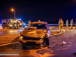 Zderzenie pojazdów w powiecie kluczborskim
