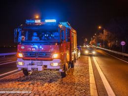Zderzenie pojazdów w powiecie kluczborskim