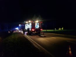 Tragiczny wypadek w Gwoździcach. Dwie osoby nie żyją