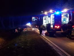 Tragiczny wypadek w Gwoździcach. Dwie osoby nie żyją