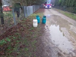 Pożar kotłowni w Tarnowie Opolskim