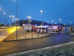 Strażacy interweniowali do pożaru busa na A4