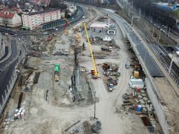 Zmiany dla kierowców w rejonie budowy Dworca Wschodniego
