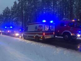 Dachowanie na trasie Kolonowskie - Zawadzkie