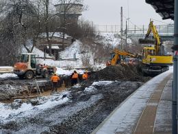 Rozpoczęła się budowa peronu na stacji Opole Główne