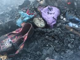 Pożar w Okopach. Mieszkańcy w kilka chwil stracili dach nad głową