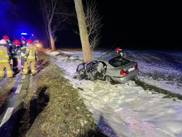 Ślisko na drogach. W województwie doszło do kilku zdarzeń drogowych