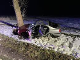Ślisko na drogach. W województwie doszło do kilku zdarzeń drogowych