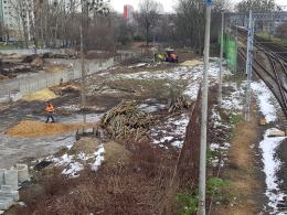 Widać pierwsze prace przy budowie centrum przesiadkowego Opole Zachód