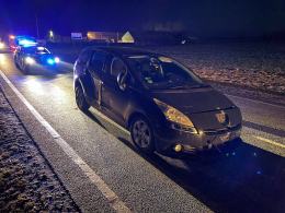 Nocny pościg w powiecie brzeskim. Mężczyzna mijał blokady, został zatrzymany