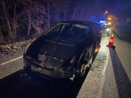 Pijany 22-latek kradzionym samochodem uciekał przed policją