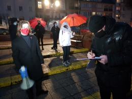Spacer w obronie praw kobiet w Krapkowicach. "Za użycie megafonu rozprawa"