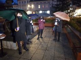 Spacer w obronie praw kobiet w Krapkowicach. "Za użycie megafonu rozprawa"