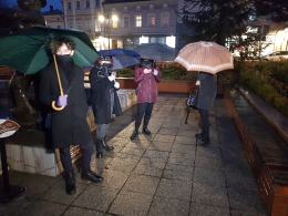 Spacer w obronie praw kobiet w Krapkowicach. "Za użycie megafonu rozprawa"