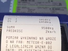 WITD zatrzymał do kontroli busa. Pojazd ważył aż 9,5 tony
