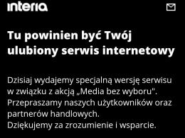 Ogólnopolski protest mediów. "Nie mamy wyboru"